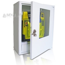 AED skříňka pro defibrilátor s alarmem