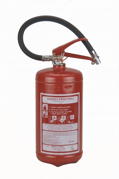 Práškový hasicí přístroj 4 kg - P4Te