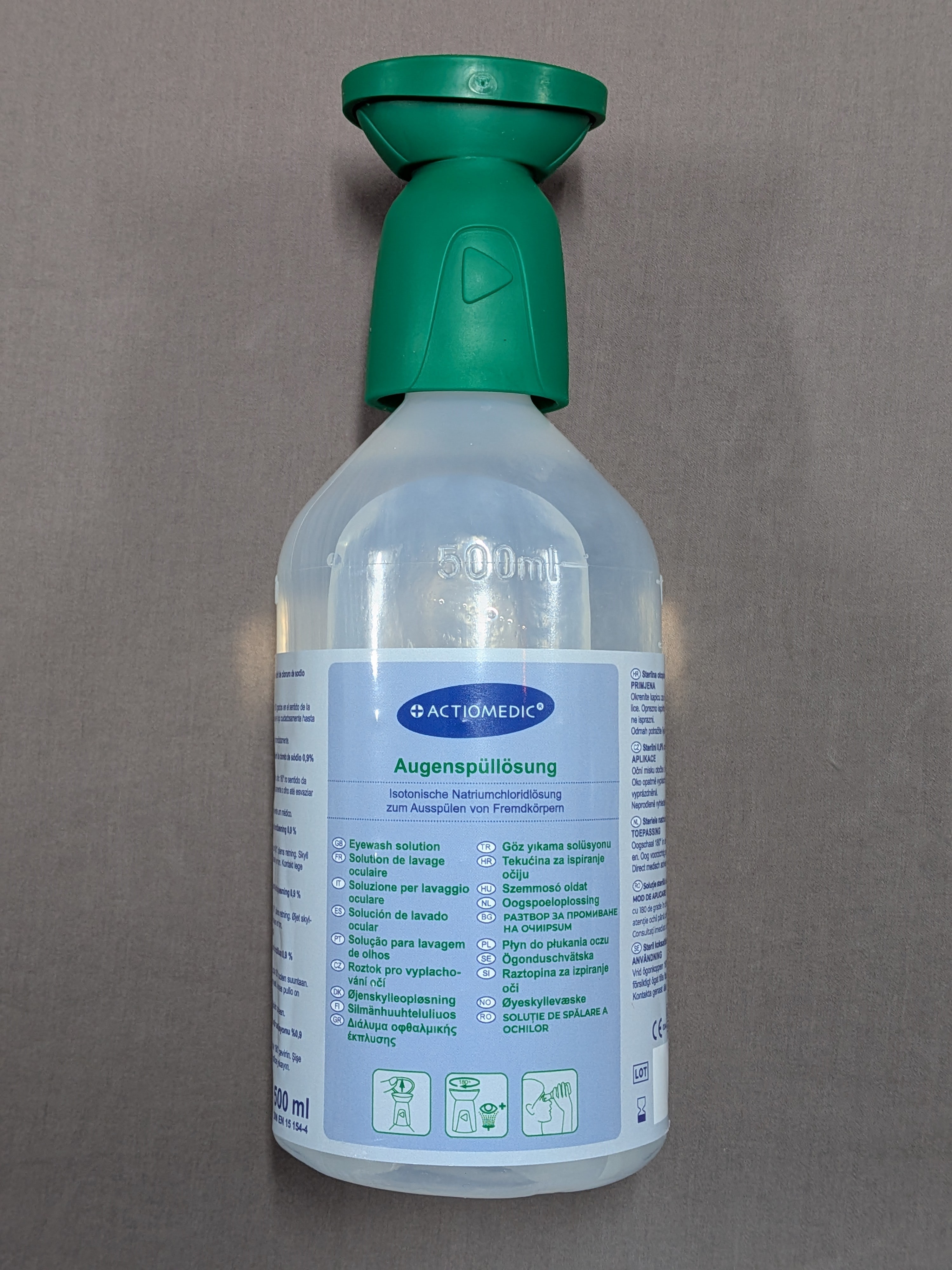 Láhev na výplach očí 500ml